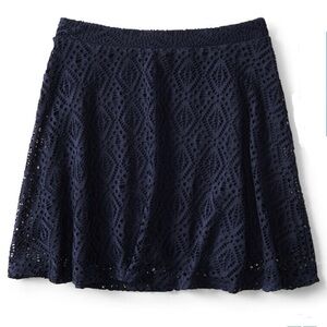 Aeropostale Cape Juby Lace Skater Skirt
